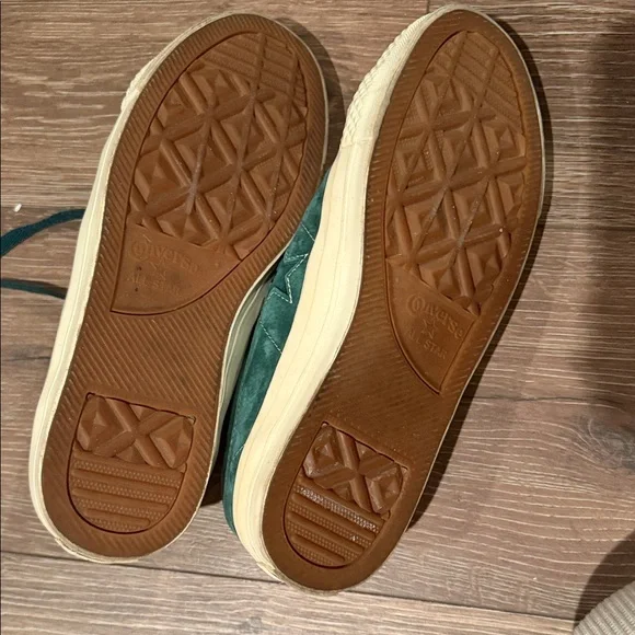 Converse One Star Pro Green Suede Men's Shoes - Picture 5 of 7